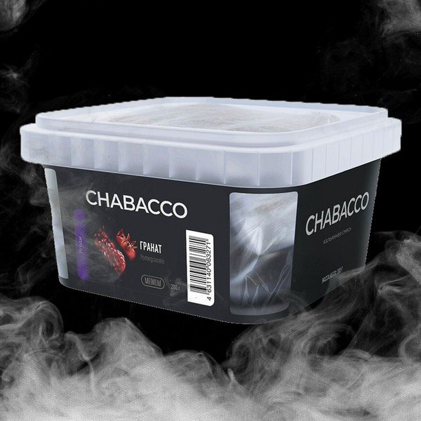 ТАБАК CHABACCO MEDIUM - POMEGRANATE (ГРАНАТ) - 200GR