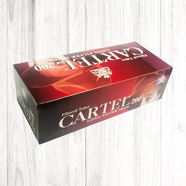 Гильзы CARTEL Long Filter (20 mm) 200 шт.