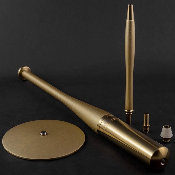 КАЛЬЯН UNION - ARGUMENT PVD (gold) (Шахта,колба,блюдце,мундштук,уплотнители)