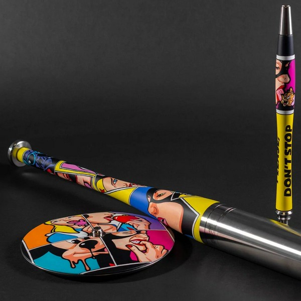 КАЛЬЯН UNION - ARGUMENT (с рисунком комикс) (Шахта,колба,блюдце,мундштук,уплотнители)