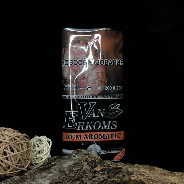 X VAN ERKOMS RUM AROMATIC Табак сигаретный 40 гр. (M)