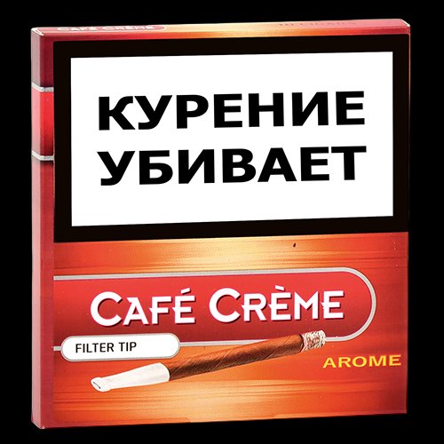 CAFE CREME ORIGINAL FILTER TIP AROME Сигариллы (пачка 10 шт.) (M)