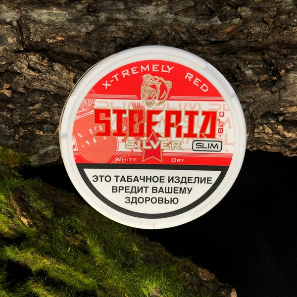 SIBERIA SILVER - Табак жевательный WHITE DRY SLIM 13 гр.