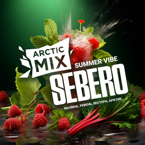 SEBERO ARCTIC MIX - SUMMER VIBE - Малина, Ревень, Вестерн, Арктик 25 (M)