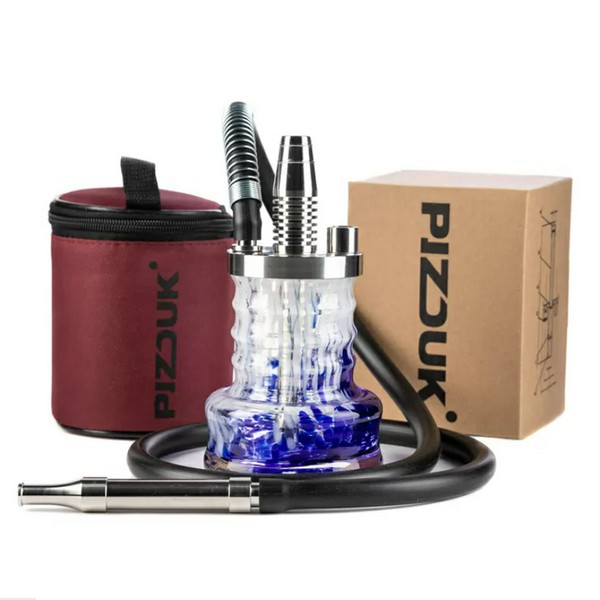 КАЛЬЯН PIZDUK - В ЧЕХЛЕ БЕЛО-СИНЯЯ КОЛБА