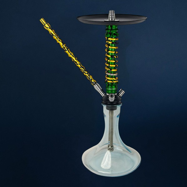 ШАХТА MAMAY CUSTOM - COILOVERS MINI SPECIAL ANOD ЗЕЛЕНО-ЗОЛОТОЙ ЧЕРНЫЙ КАМУФЛЯЖ (ШАХТА, МУНДШТУК)