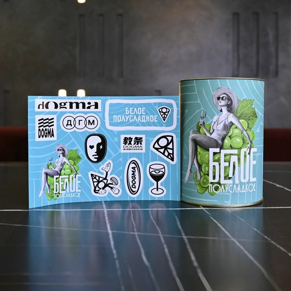 DOGMA 100% - БЕЛОЕ ПОЛУСЛАДКОЕ - 160 (M)
