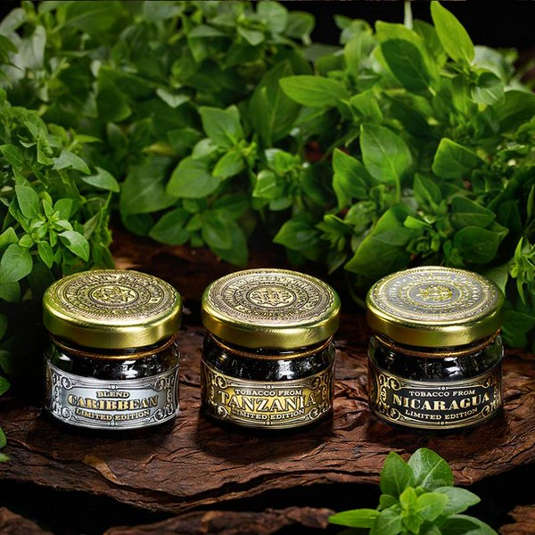 ТАБАК WTO - CARIBBEAN BLEND ЗЕЛЕНЫЙ БАЗИЛИК - 20