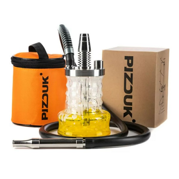 КАЛЬЯН PIZDUK - В ЧЕХЛЕ БЕЛО-ЖЕЛТАЯ КОЛБА