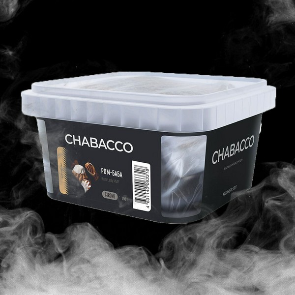 X CHABACCO STRONG - RUM LADY MUFF (РОМ-БАБА) - 200GR (M)