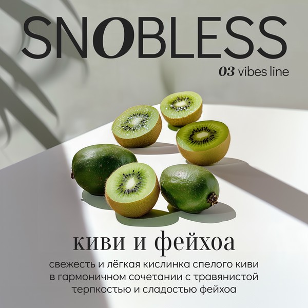 SNOBLESS VIBES LINE - KIWI FEIJOA - Киви и фейхоа 25 (M)