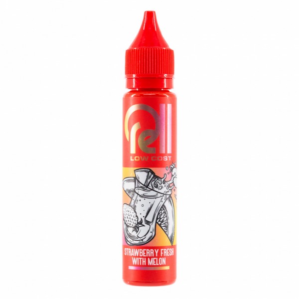 ЖИДКОСТЬ RELL LOW COST Strawberry Fresh with Melon 28мл БЕЗНИКОТИНОВАЯ (M)