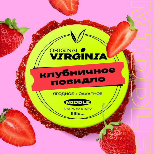 ORIGINAL VIRGINIA MIDDLE - КЛУБНИЧНОЕ ПОВИДЛО 100 (M)