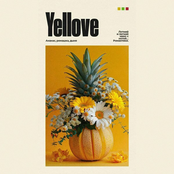 JENT x SARKO ZY - YELLOVE - Ананас, ромашка, дыня - 200 (M)