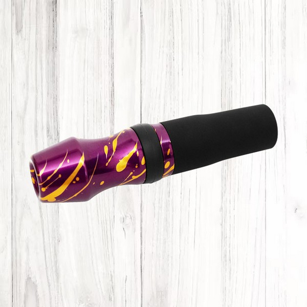 МУНДШТУК ПЕРСОНАЛЬНЫЙ JUSTFREID ESS АНОД (Золото на фиолетовом)