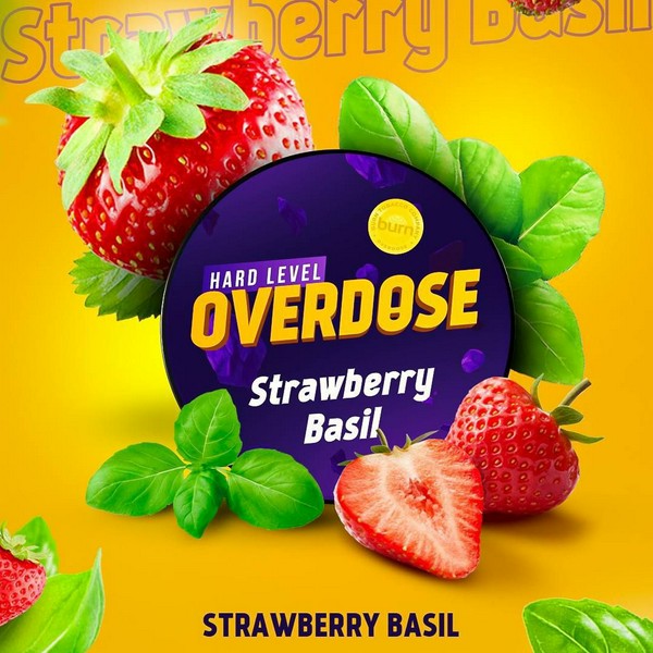 OVERDOSE - STRAWBERRY BASIL - 25 (M)