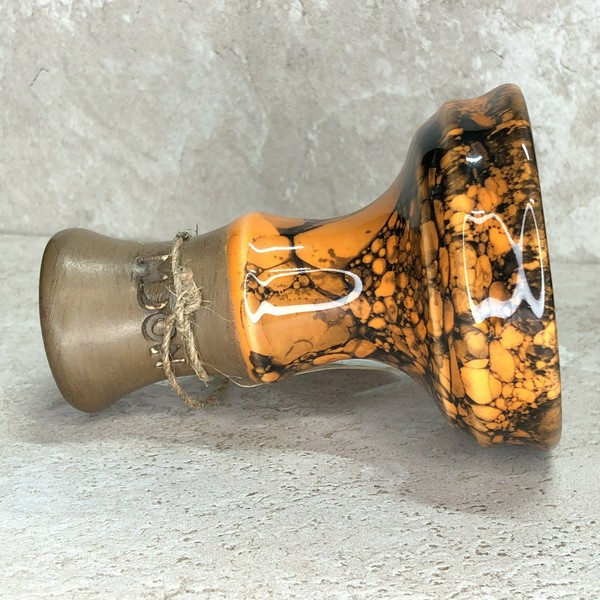 ЧАША MOON - PHUNNEL MARBLE ORANGE BLACK