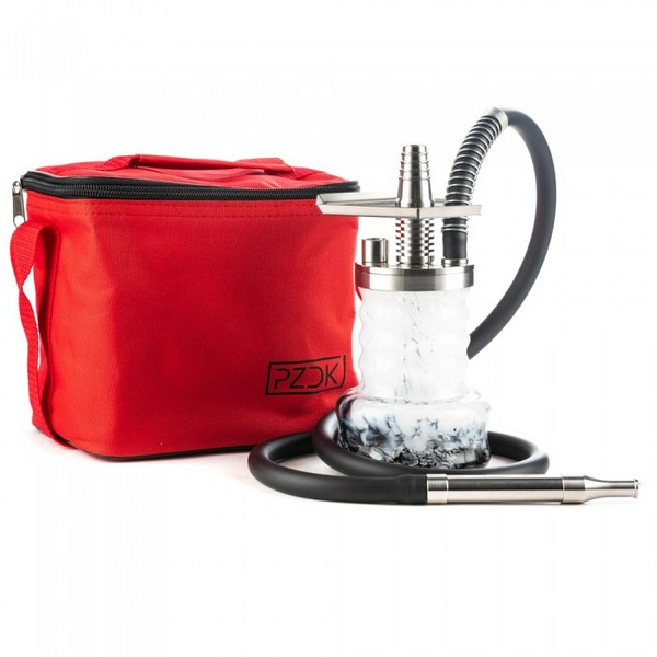 КАЛЬЯН PIZDUK PRO - В ЧЕХЛЕ ЧЕРНО-БЕЛАЯ КОЛБА