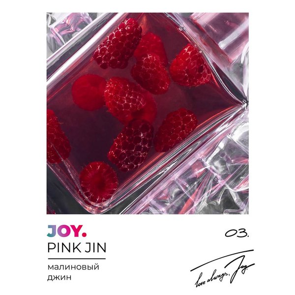 JOY - PINK GIN - Малиновый джин - 200 (M)