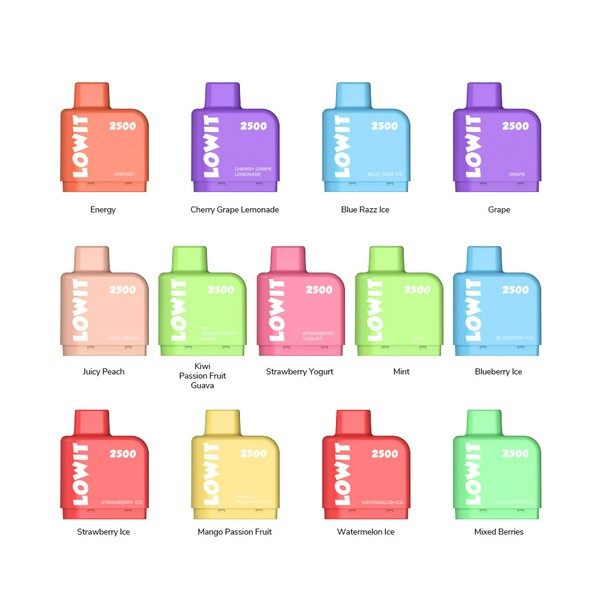 ELFBAR LOWIT POD КАРТРИДЖ PREFILLED JUICY PEACH 2500