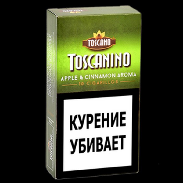 TOSCANINO APPLE CINNAMON Сигариллы (пачка 10 шт.) (M)