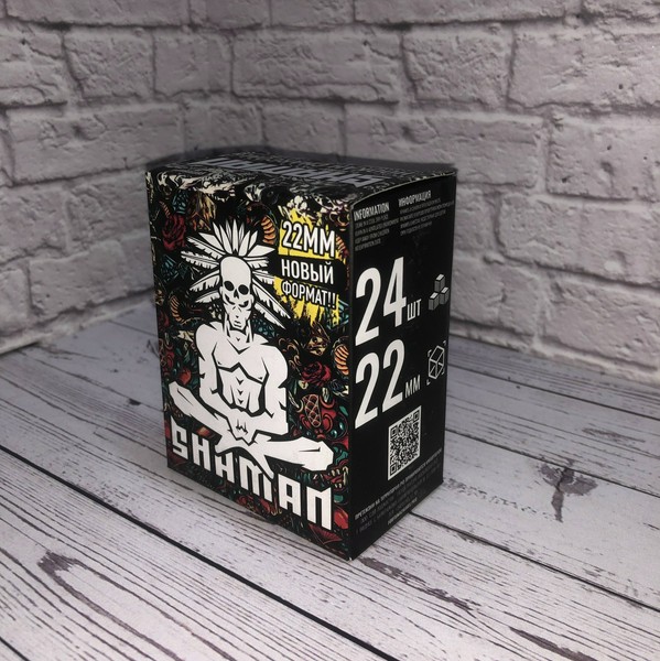 УГОЛЬ SHAMAN (22мм) - 24 BRICKS