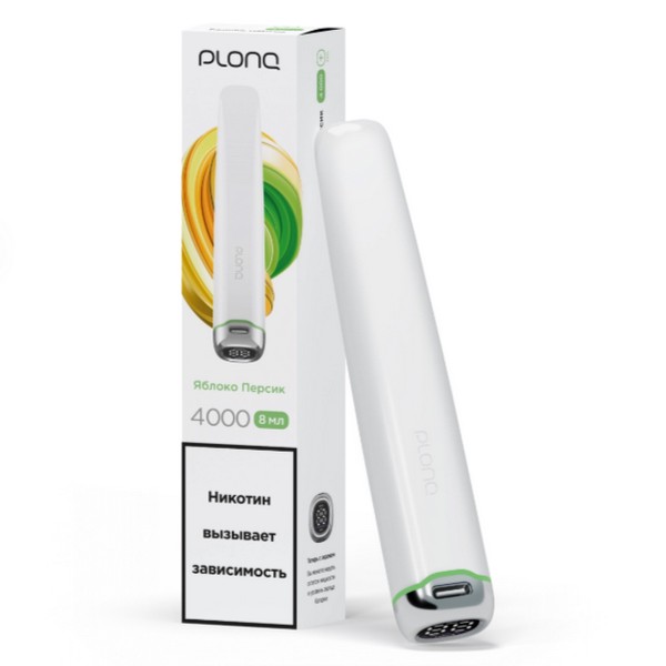 PLONQ PLUS PRO - ЯБЛОКО-ПЕРСИК 4000 (M)