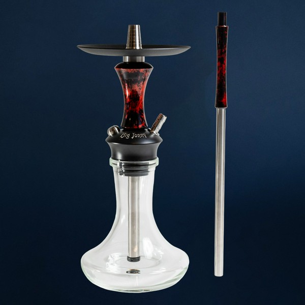 КАЛЬЯН BIG JONNY CUSTOM (ОГНЕННО-ЧЕРНЫЙ)