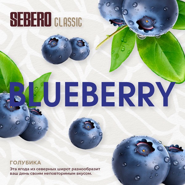 X SEBERO - BLUEBERRY - Голубика 100 (M)