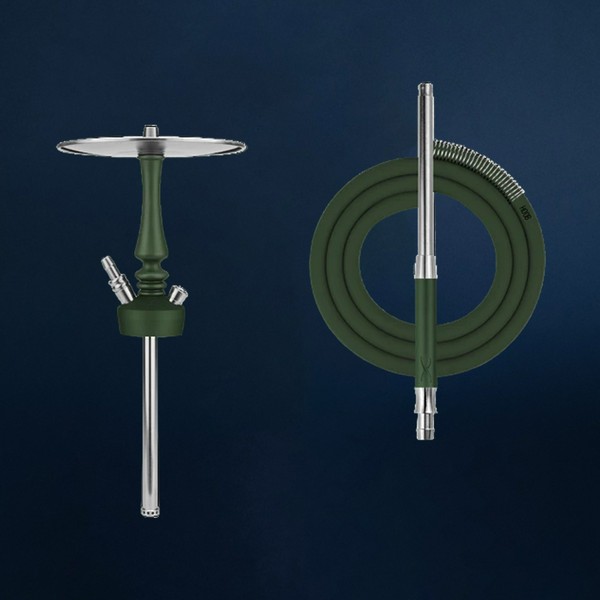 ШАХТА HOOB - MARS PRO MINI БРИТАНСКИЙ ГОНОЧНЫЙ ЗЕЛЕНЫЙ,НЕРЖ.СТАЛЬ (Шахта, шланг,мундштук, пружина)