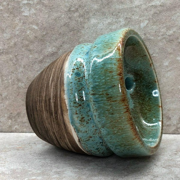 ЧАША KOLOS TURKISH RIKULE GLAZE БИРЮЗОВАЯ