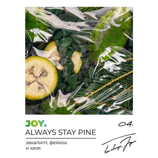 JOY - ALWAYS STAY PINE - Сосна, фейхоа, эвкалипт - 200 (M)