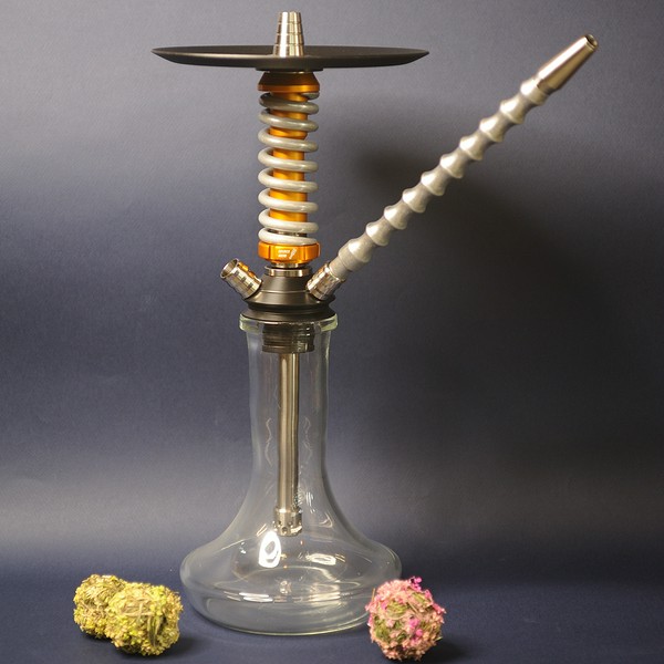 ШАХТА MAMAY CUSTOM - COILOVERS MICRO ЗОЛОТО ХРОМ (ШАХТА, МУНДШТУК)