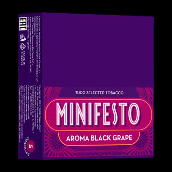 MINIFESTO BLACK GRAPE сигариллы 5 шт.(M)