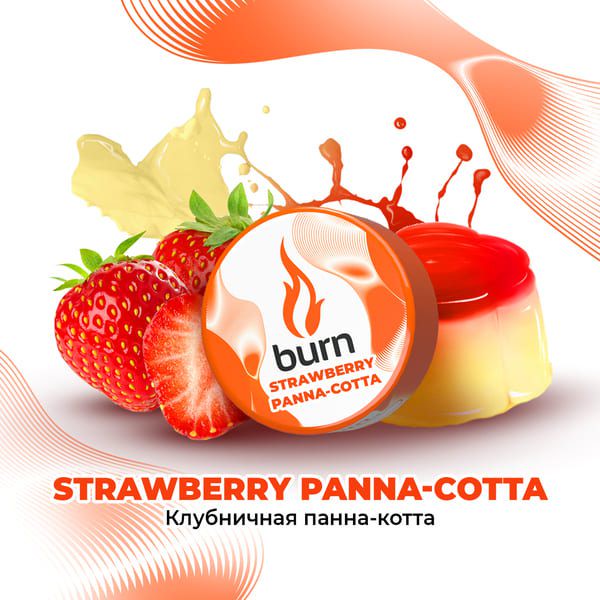 BURN - STRAWBERRY PANNA-COTTA - 25 (M)