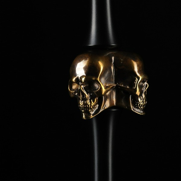 КАЛЬЯН MAKLAUD -  SKULL (АЛЮМИНИЙ) - ЧЕРЕП - КОЛБА ЧЕРНАЯ