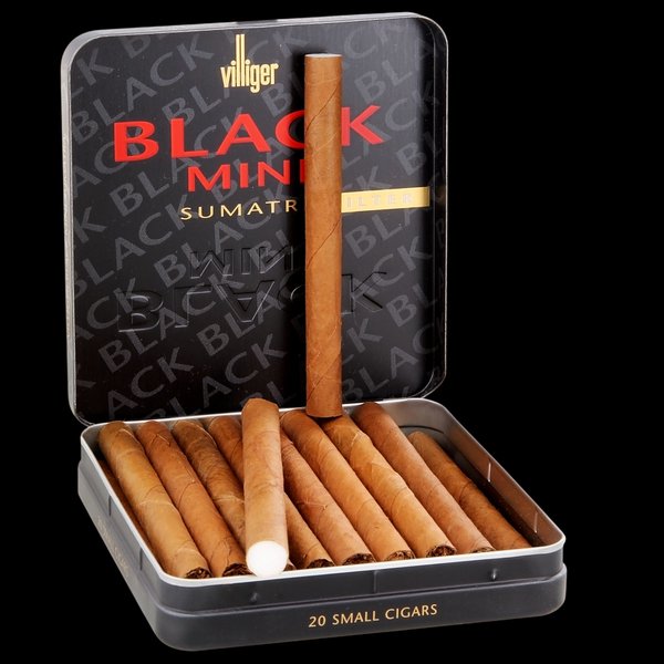 VILLIGER BLACK Сигариллы MINI SUMATRA (пачка 20 шт.) (M)