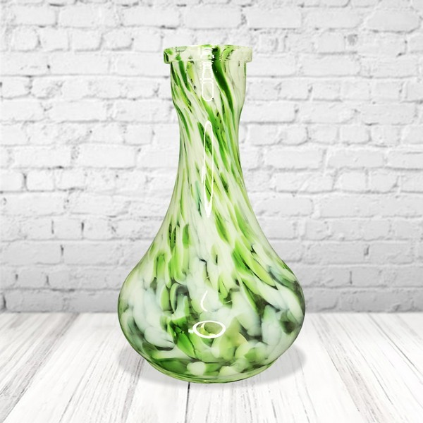 КОЛБА - КАПЛЯ БЕЛО-ЗЕЛЕНАЯ КРОШКА