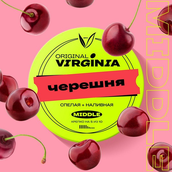 ORIGINAL VIRGINIA MIDDLE - ЧЕРЕШНЯ 25 (M)