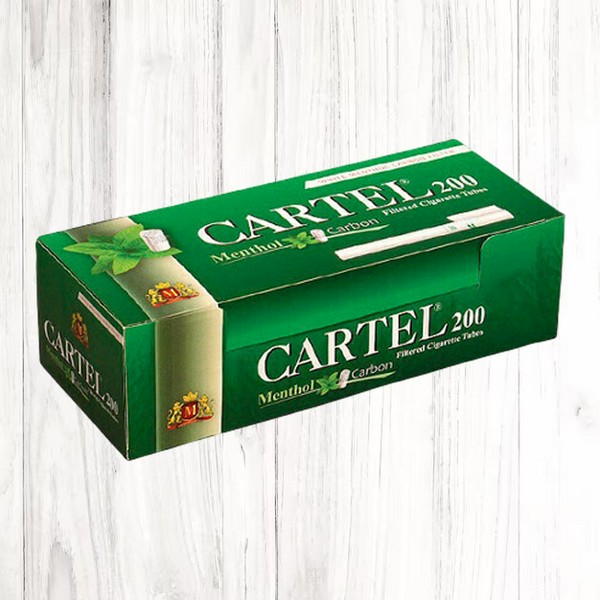 Гильзы CARTEL Filtered Tubes MENTHOL 200 шт.