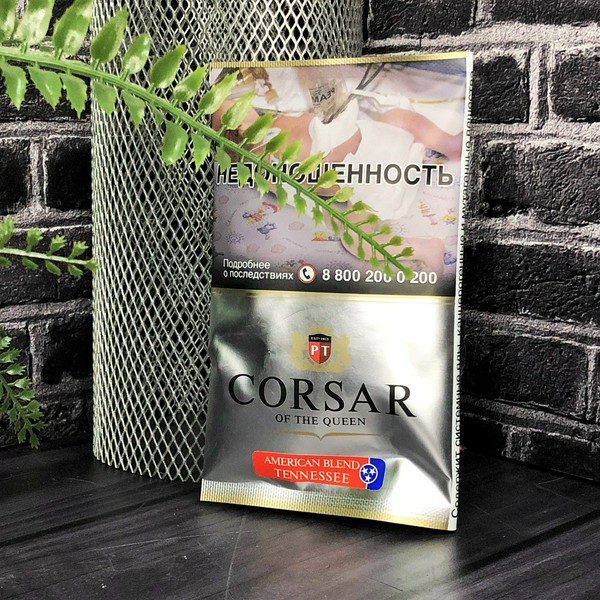 CORSAR OF THE QUEEN Табак курительный AMERICAN BLEND TENNESSEE, кисет 35 г (M)