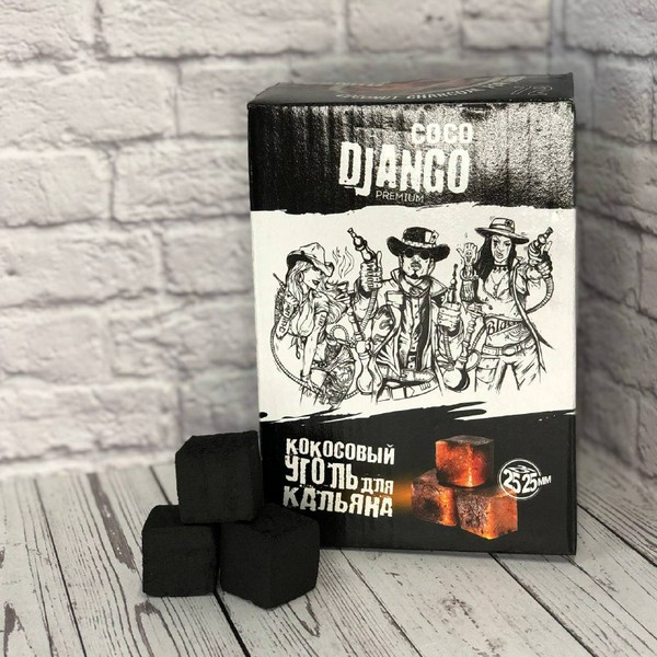 УГОЛЬ COCO DJANGO PREMIUM (25мм) - 72 BRICKS