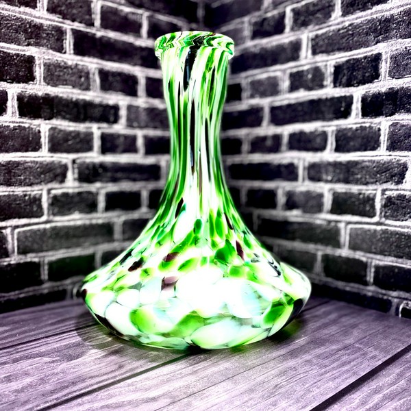 КОЛБА HOOKAH TREE С3 ЗЕЛЕНЫЙ И БЕЛЫЙ МАРГАНЕЦ