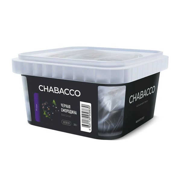 БЕСТАБАЧНАЯ СМЕСЬ CHABACCO MEDIUM - BLACK CURRANT (ЧЕРНАЯ СМОРОДИНА) - 200GR