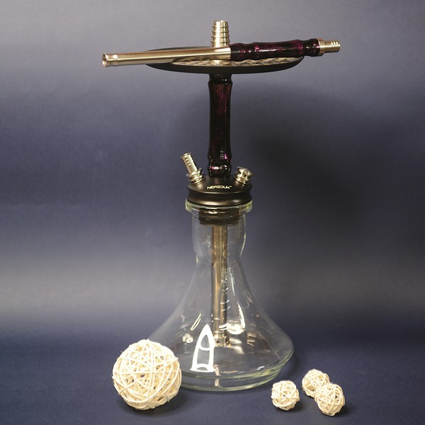 ШАХТА NEPIZDUK DESIGN - мармор фиолетовый (Шахта, соты, шланг, мундштук, уплотнители)