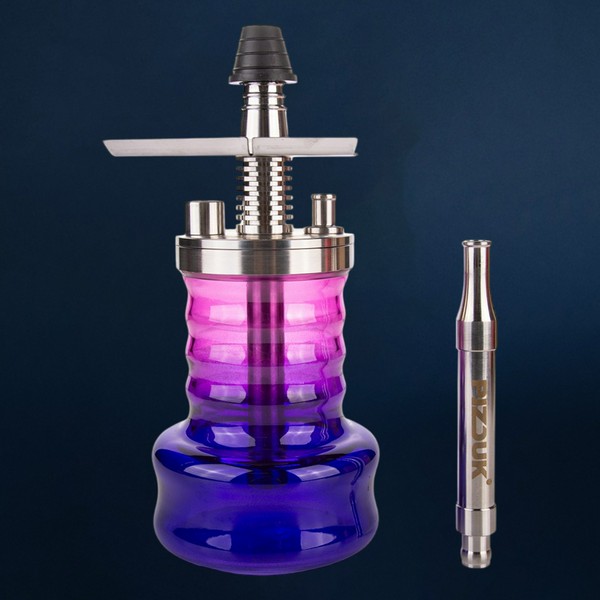 КАЛЬЯН PIZDUK PRO - В ЧЕХЛЕ ФИОЛЕТОВО-РОЗОВАЯ КОЛБА